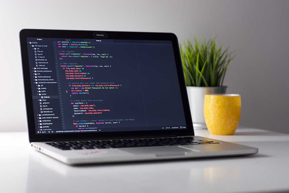 Photo of computer sitting on a desk